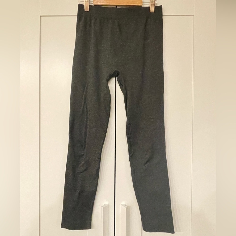 Women fleece lining legging Grey Size S/M